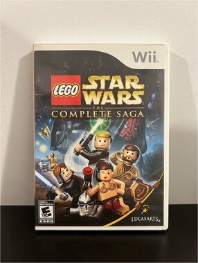 LEGO Star Wars The Complete Saga Wii Complete CIB Tested Working